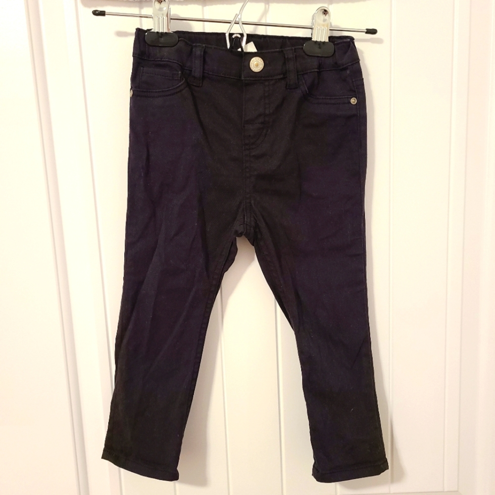 🌟5/$25 H&M Girls Black Pants Size 2T